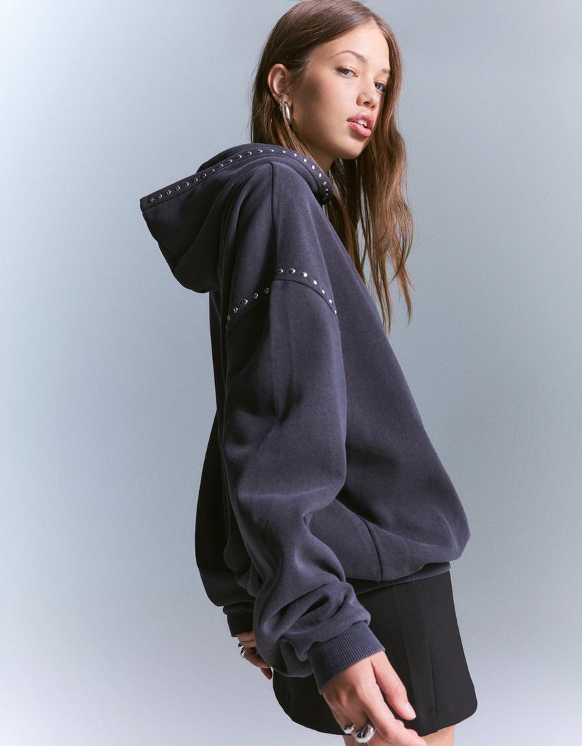 Icon Studded Hoodie