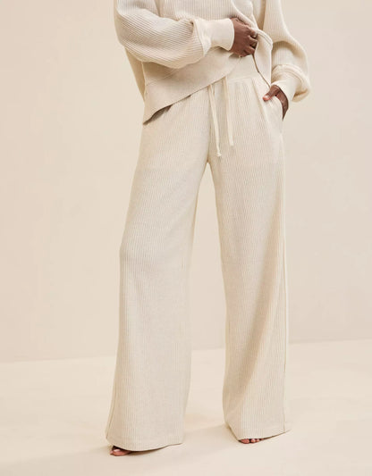 Cloud Waffle Knit Set