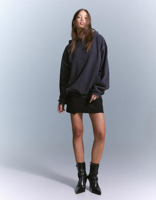 Icon Studded Hoodie
