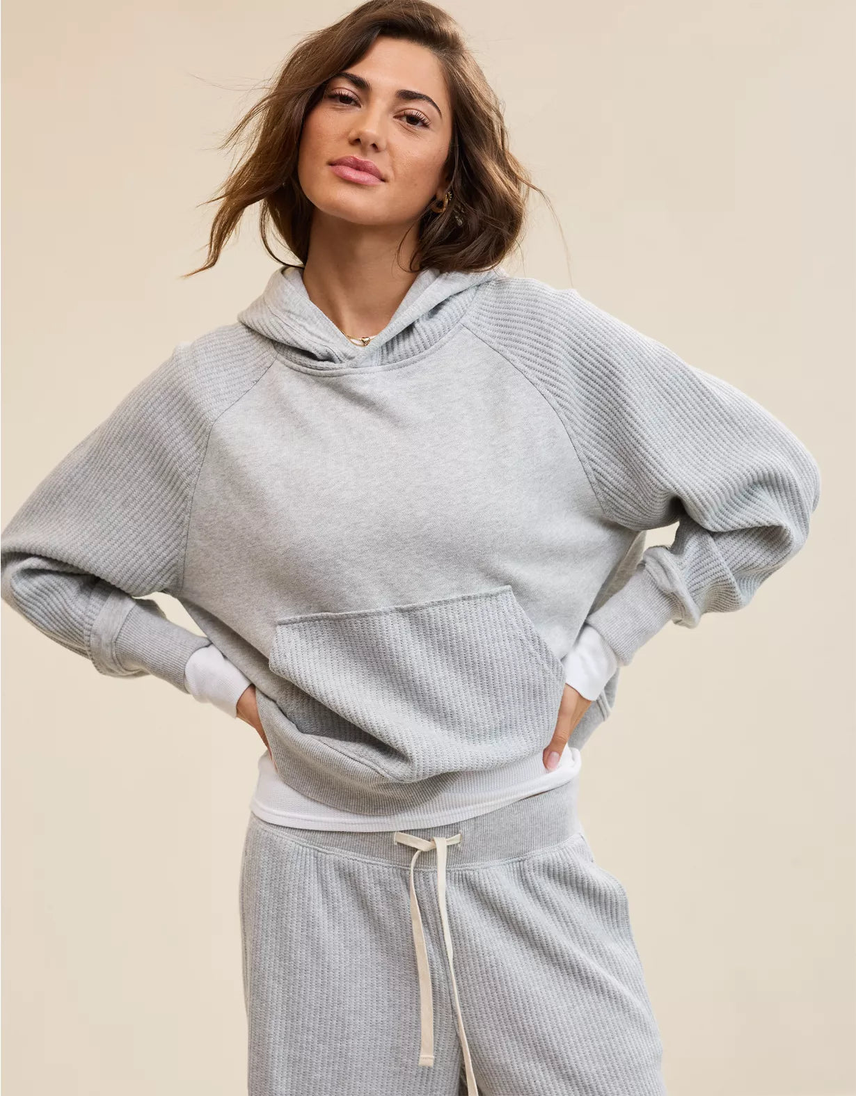 Cloud Waffle Knit Set