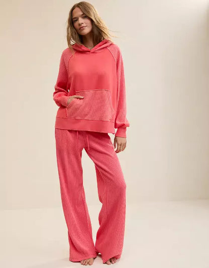 Cloud Waffle Knit Set