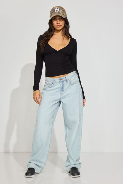 Crossover Long Sleeve Top