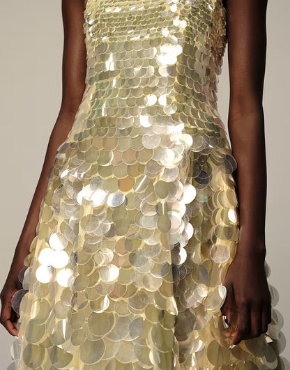 Aurelia Sequin Midi Dress