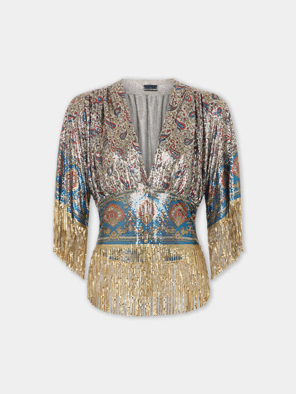 Seraphine Fringe Top