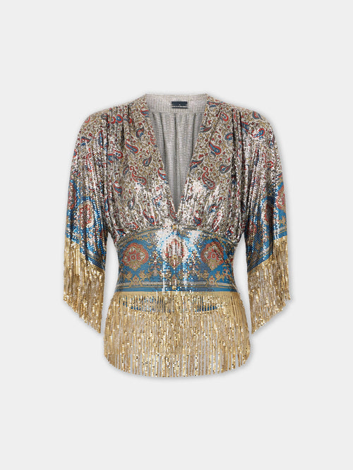 Seraphine Fringe Top