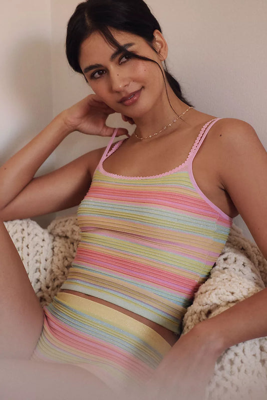 LyreBird Sparkle Stripe Tank