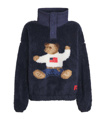 Teddy Flag Knit Sherpa