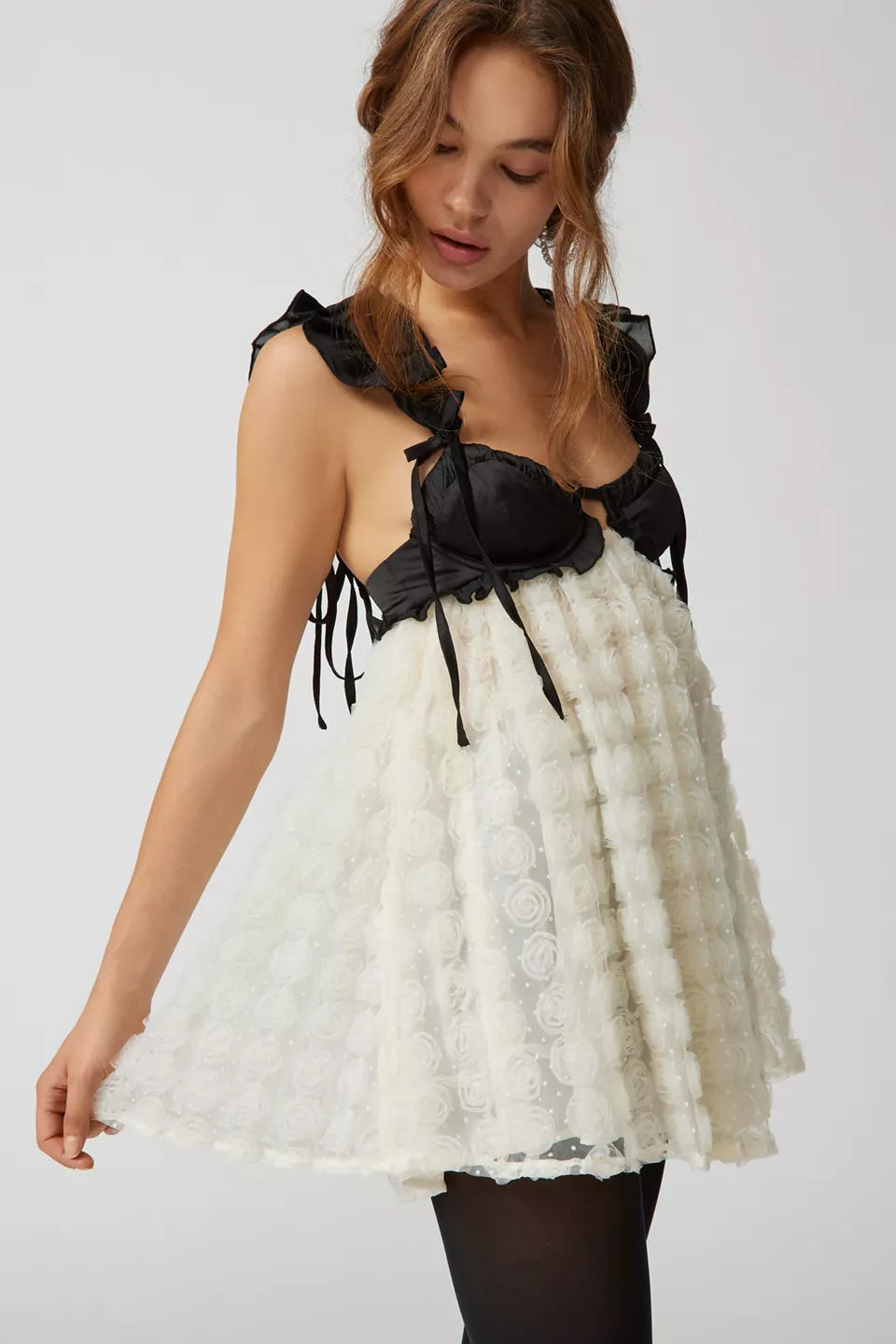 Ruffle Mini Dress