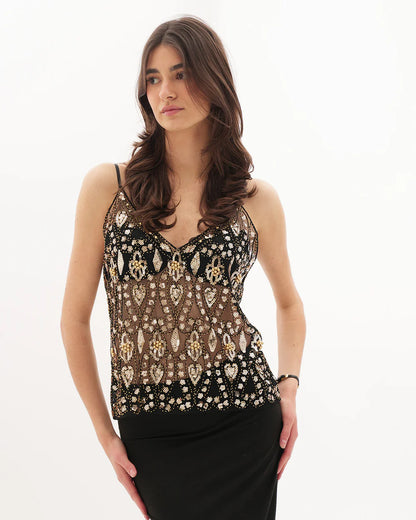 Cristina Embellished Top