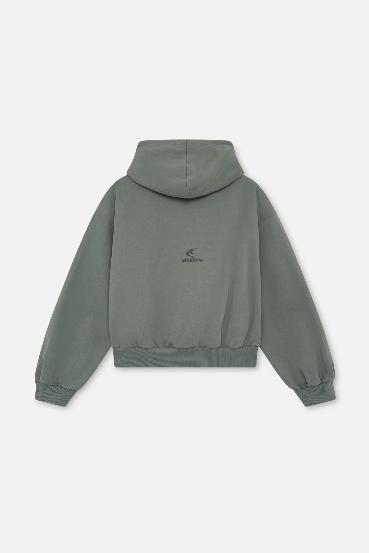 Scuffer Green Distressed Hoodie
