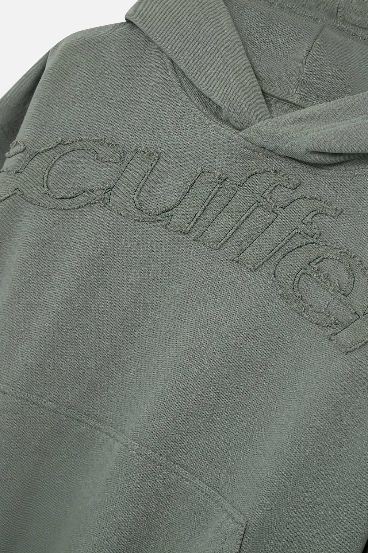 Scuffer Green Distressed Hoodie