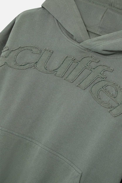 Scuffer Green Distressed Hoodie