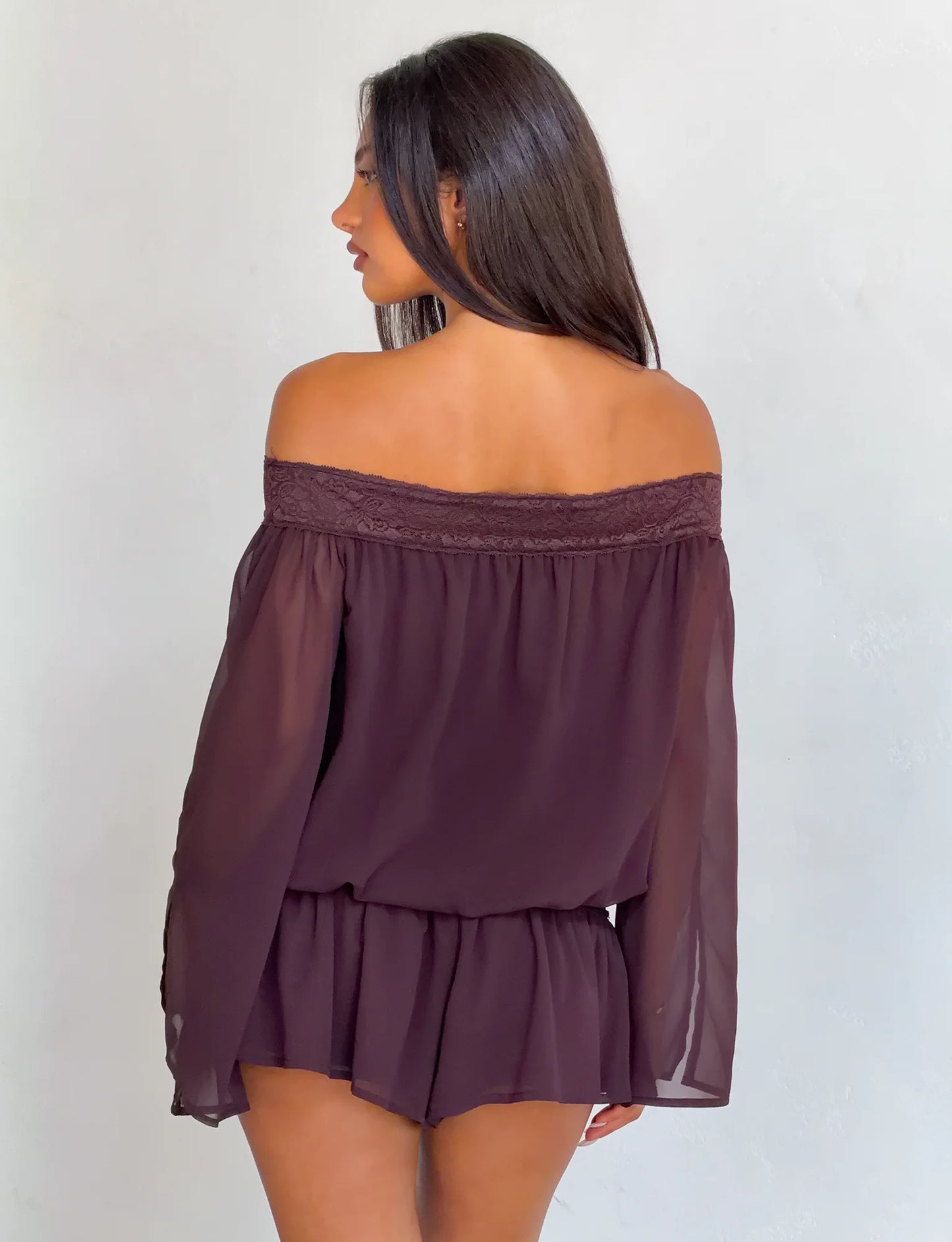 Tessia Off Shoulder Playsuit