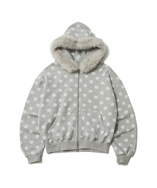 Halo Dot Fur Hoodie