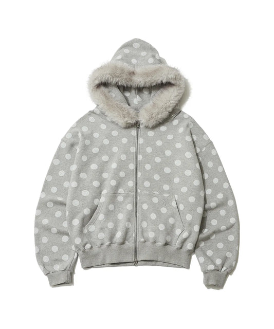 Halo Dot Fur Hoodie