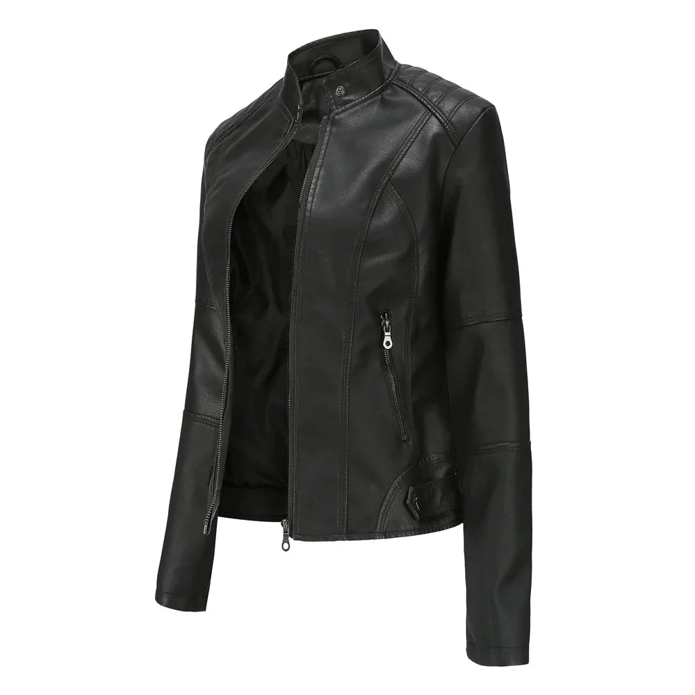 Fitted Chic Biker Jacket