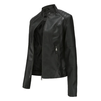 Fitted Chic Biker Jacket
