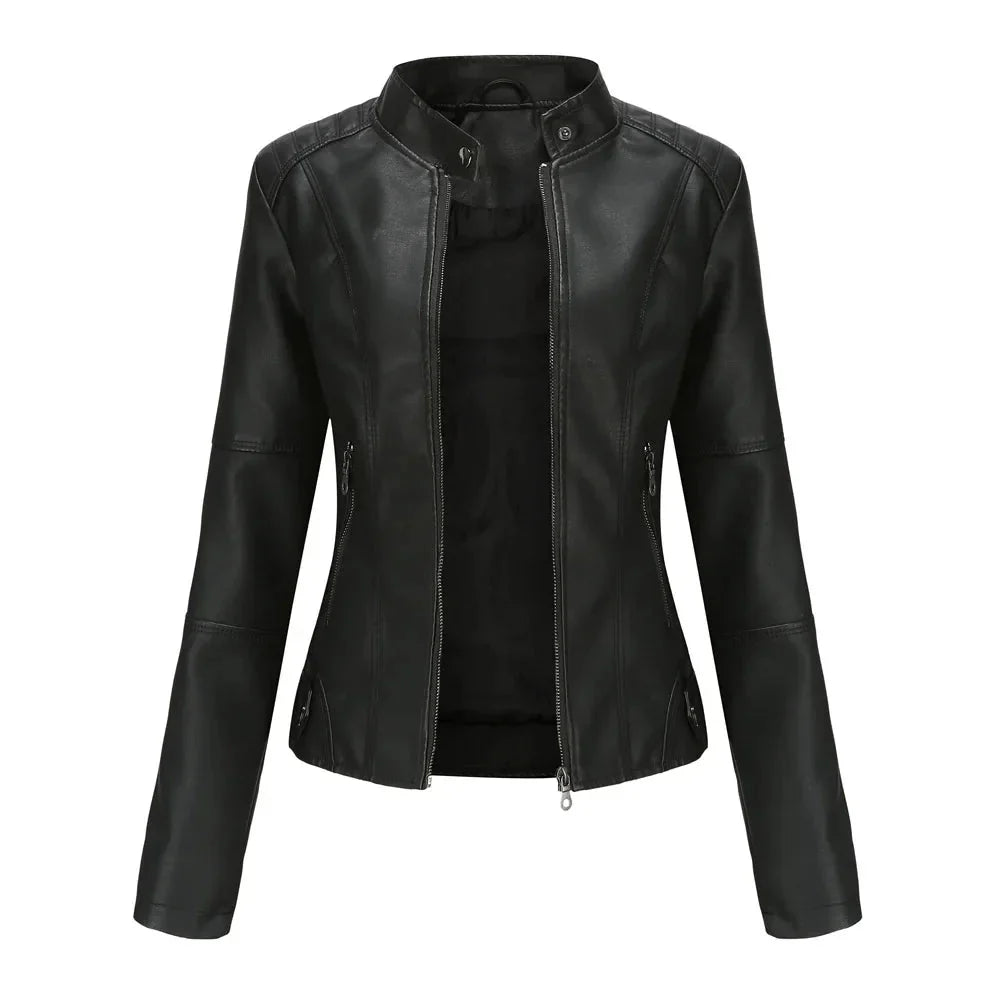 Fitted Chic Biker Jacket