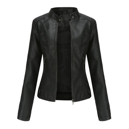 Fitted Chic Biker Jacket