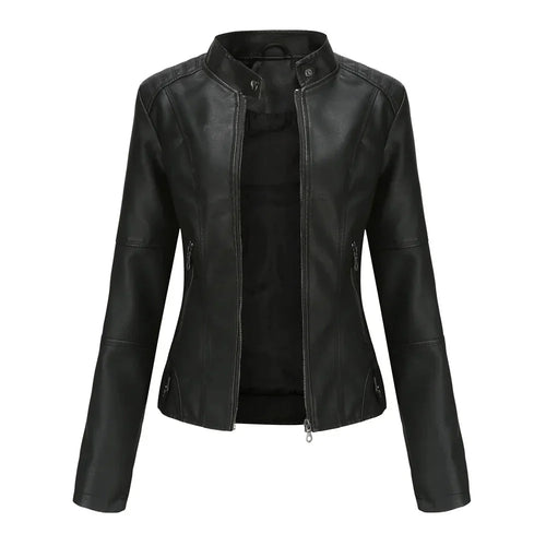 Fitted Chic Biker Jacket