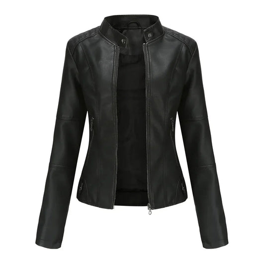 Fitted Chic Biker Jacket